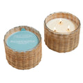 Blu Eucalyptus 3 wick handwoven candle 21oz.