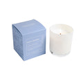 Blue Seaside candle in white glass with box 9oz.