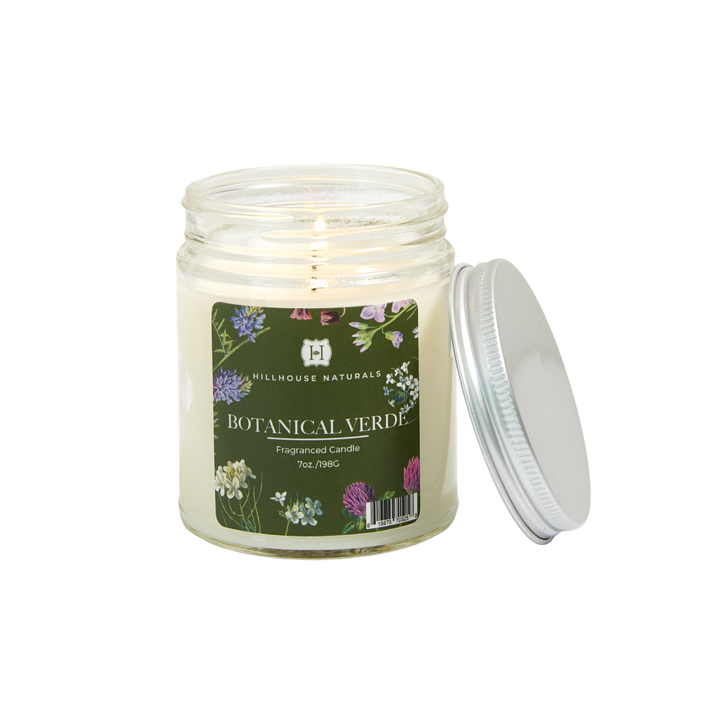 Botanical Verde candle jar 7oz.