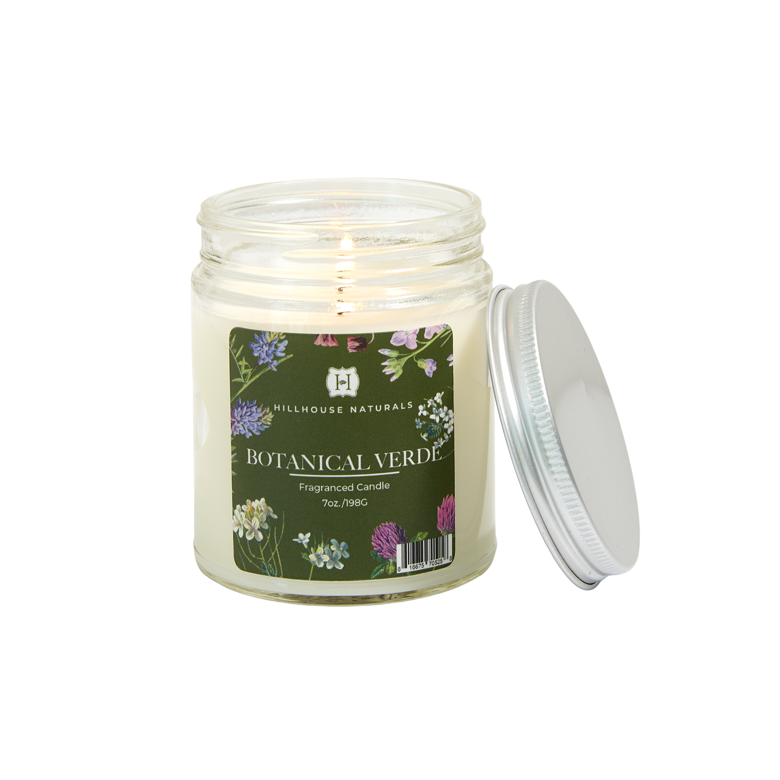Botanical Verde candle jar 7oz.