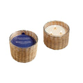 Beach Wood 3 wick handwoven candle 21oz.