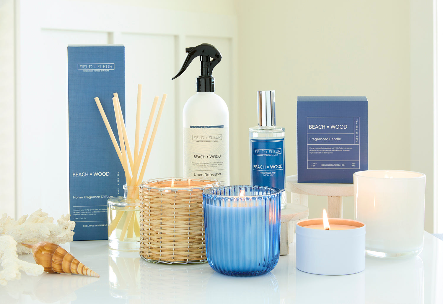 Hillhouse Naturals Beach Wood Candle - Thumbnail 4