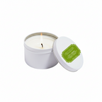 Cut Grass candle in white tin 6oz.