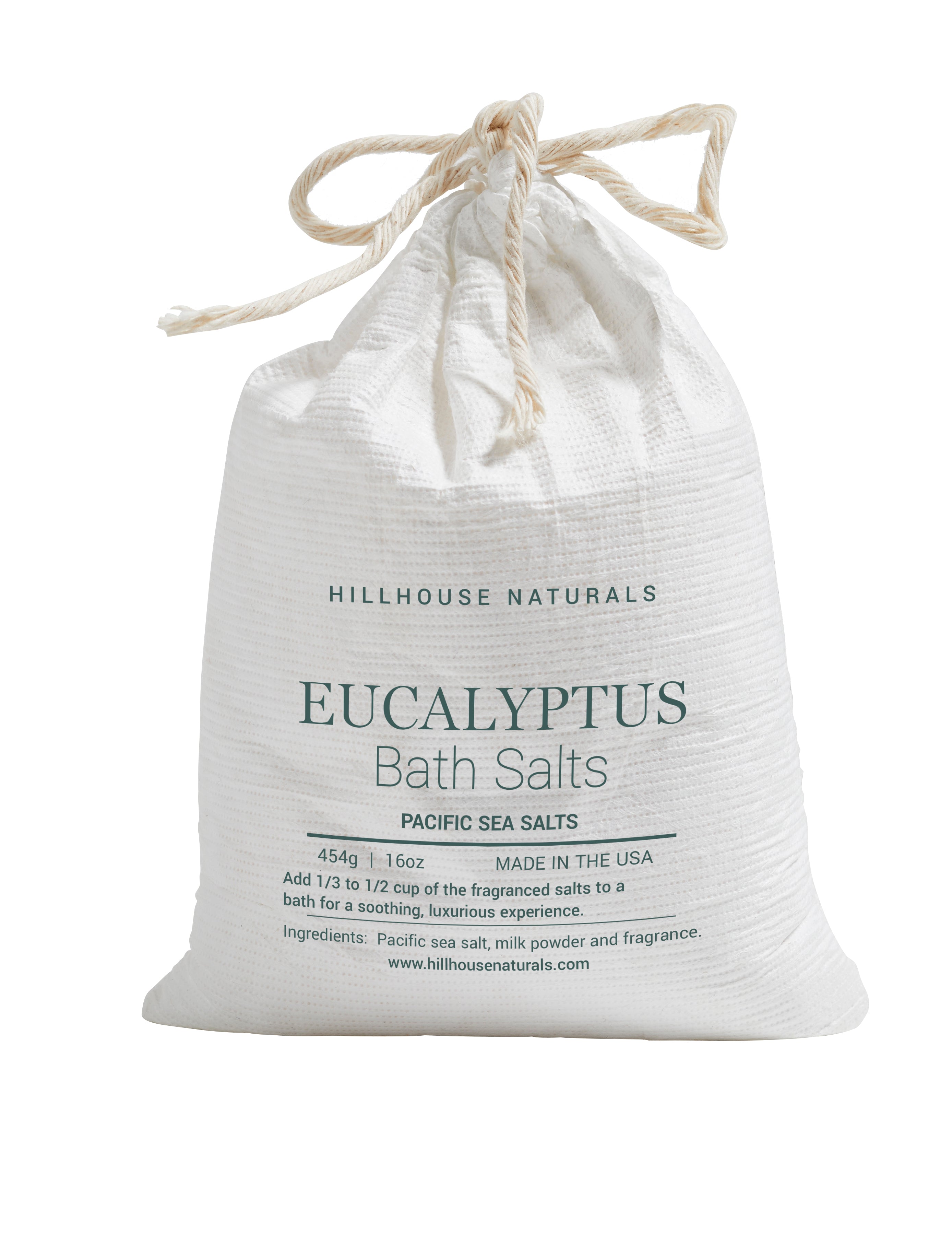 Eucalyptus bath salts 16oz.