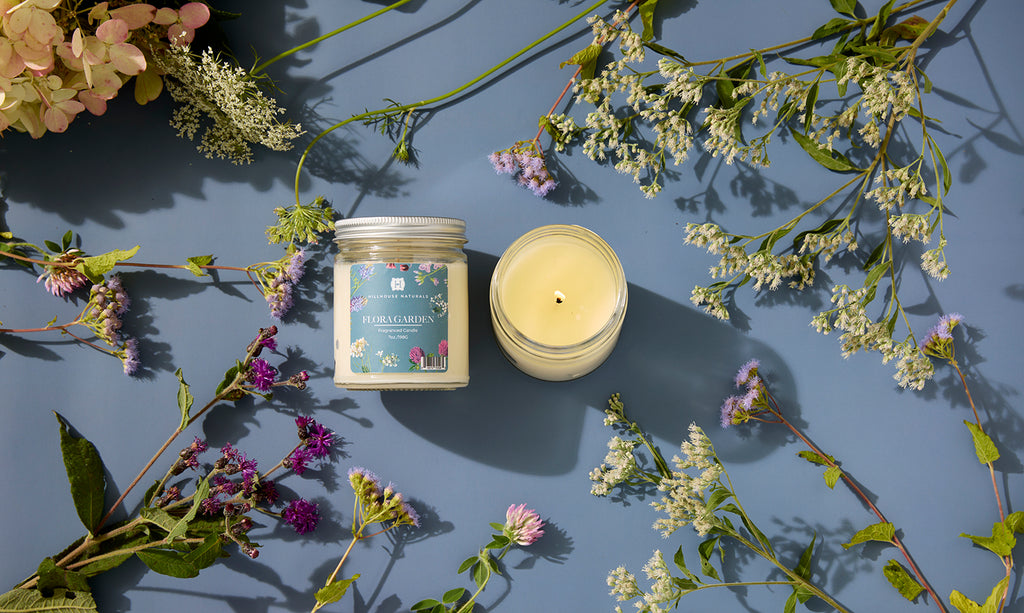 Flora Garden candle jar 7oz.