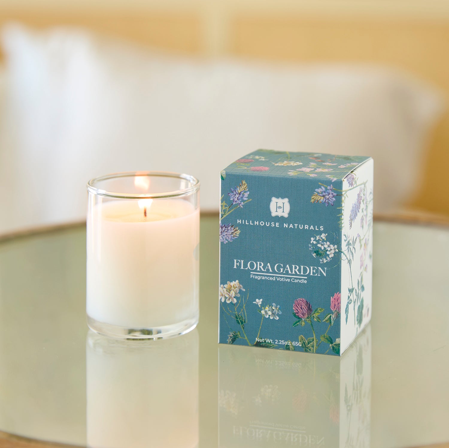 Flora Garden votive 2.25oz.