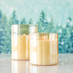 Fresh Cut Balsam & Pine lg. candle in gold glass 15oz.