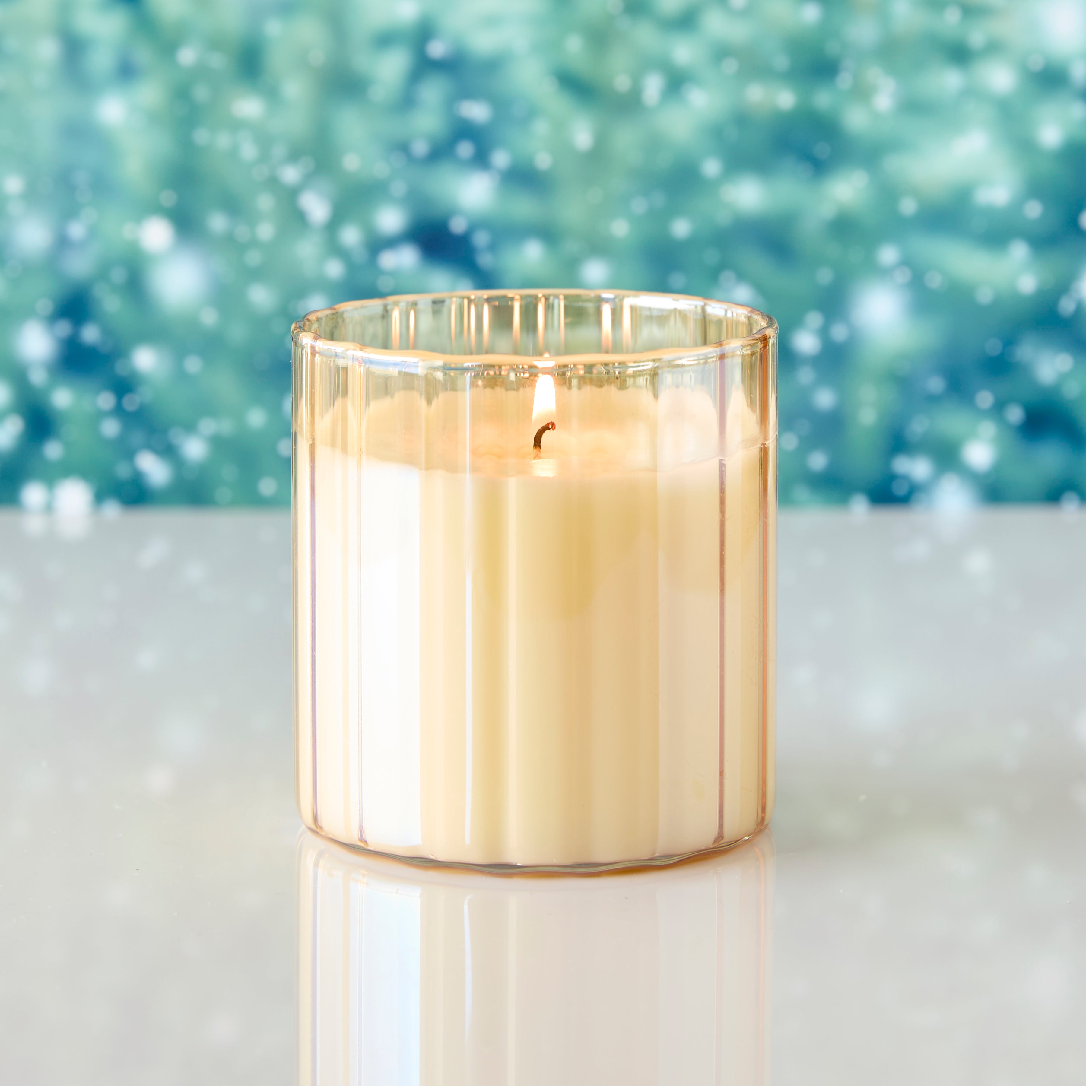 Fresh Cut Balsam & Pine sm. candle in gold glass 7oz.