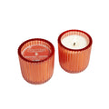 Grapefruit Pomelo 1 wick candle in colored glass 8oz.