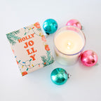 Holly Jolly Candle In Glass 8oz.