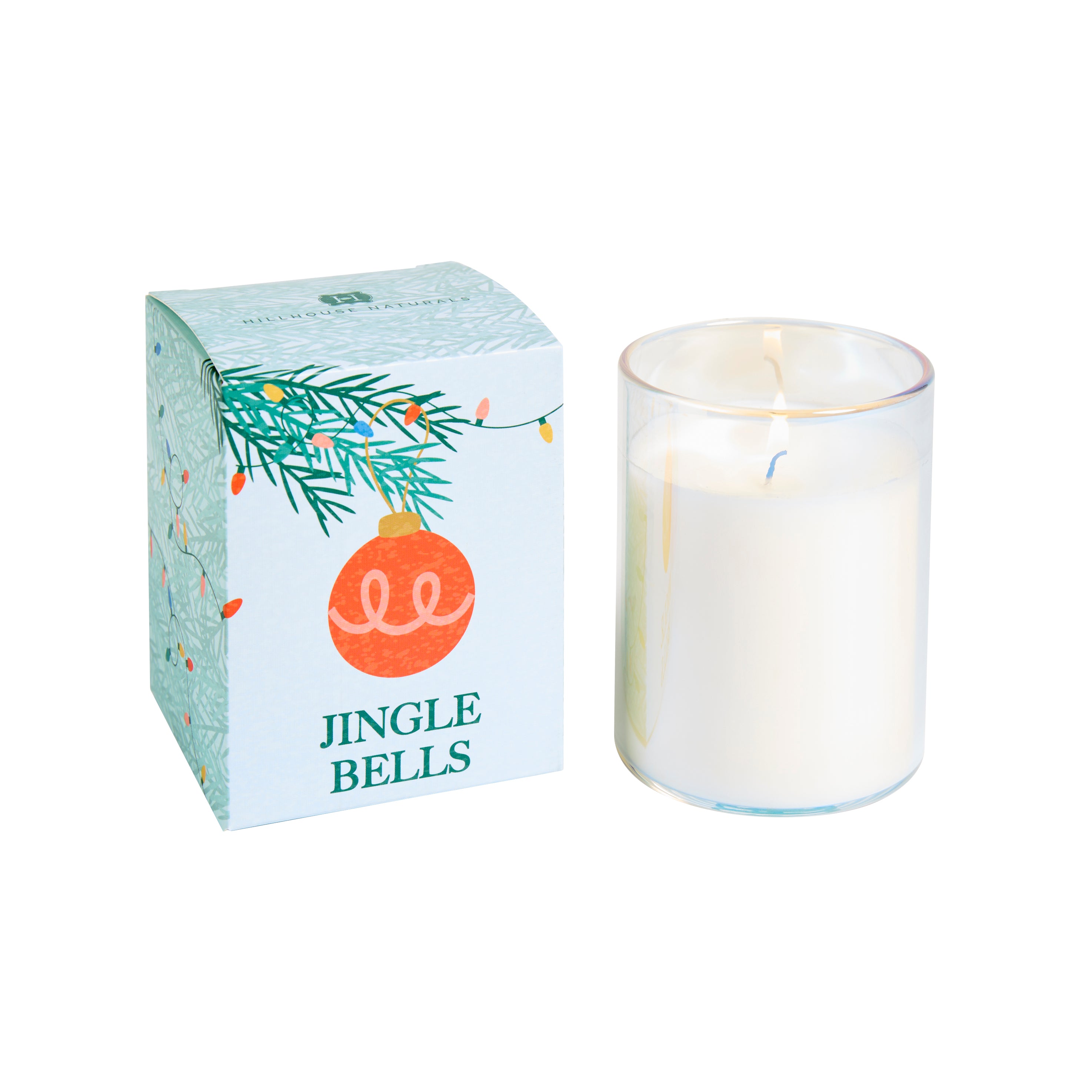 Jingle Bells Candle In Glass 8oz.
