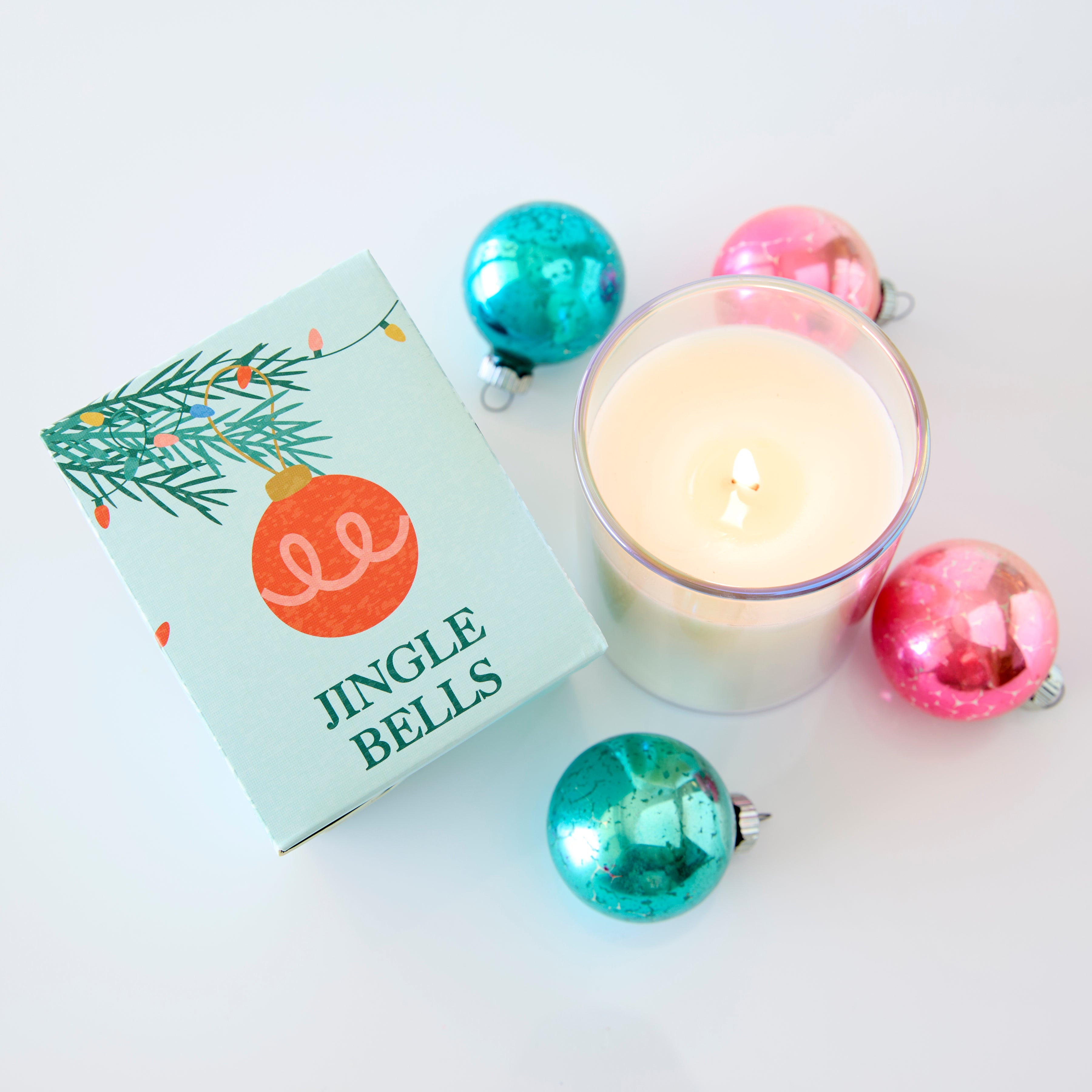 Jingle Bells Candle In Glass 8oz.