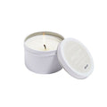 Fresh Linen candle in white tin 5oz.