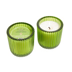 Eucalyptus Mint Citronella 1 wick candle in color glass 8oz.