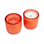 Marigold Citronella 1 wick candle in color glass 8oz.
