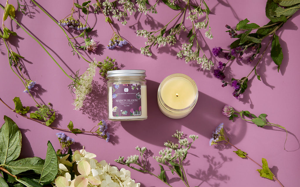 Maison Bloom candle jar 7oz.