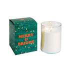 Merry & Bright Candle In Glass 8oz.