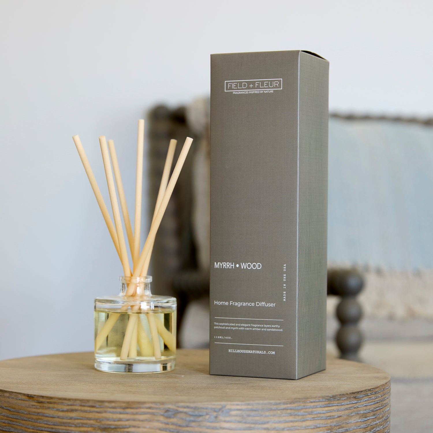 Myrrh Wood diffuser 4oz.