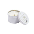 Olive candle in white tin 5oz.