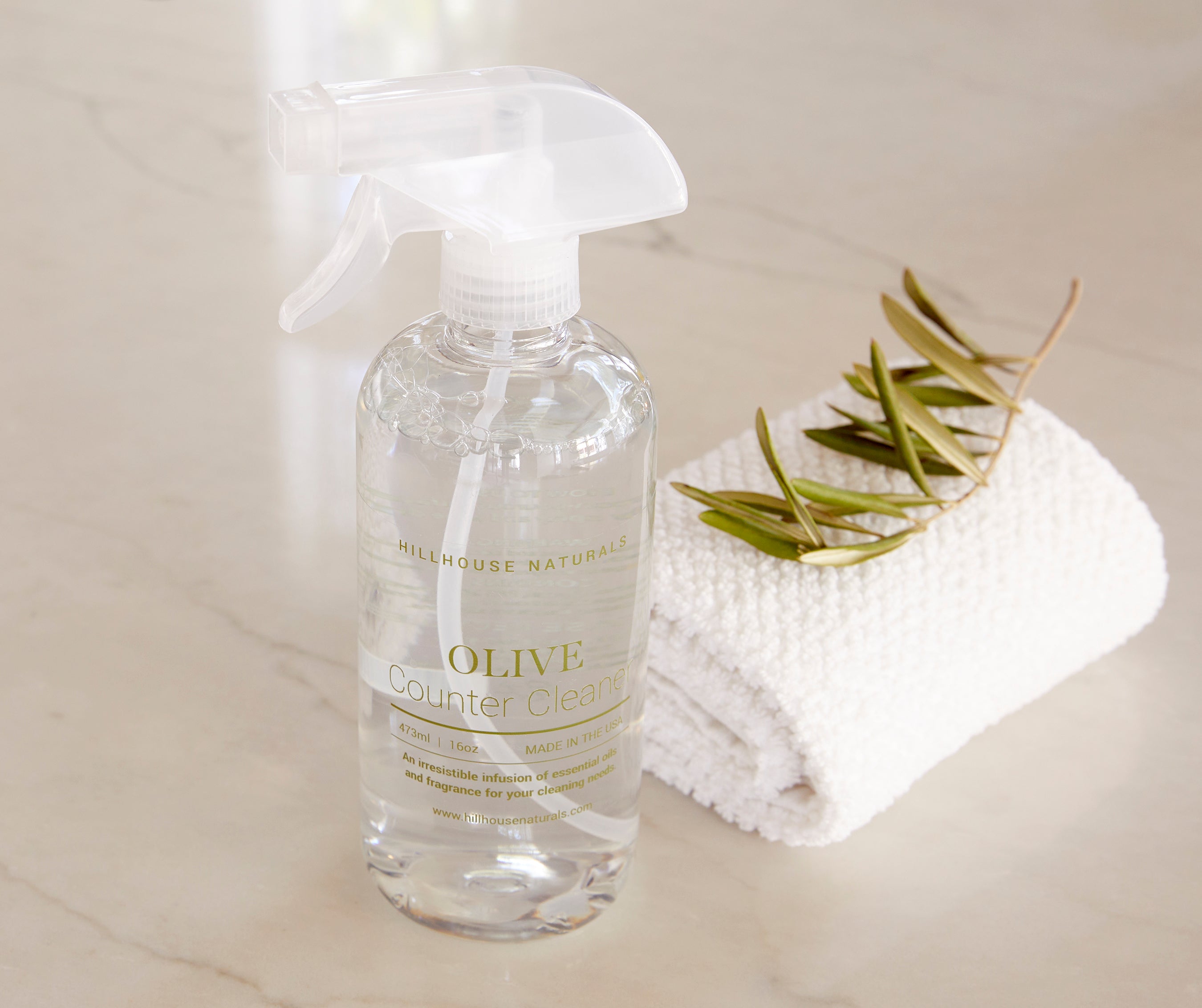 Olive  counter cleaner 16oz.