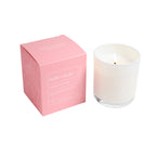 Peony Blush candle in white glass in box 9oz.
