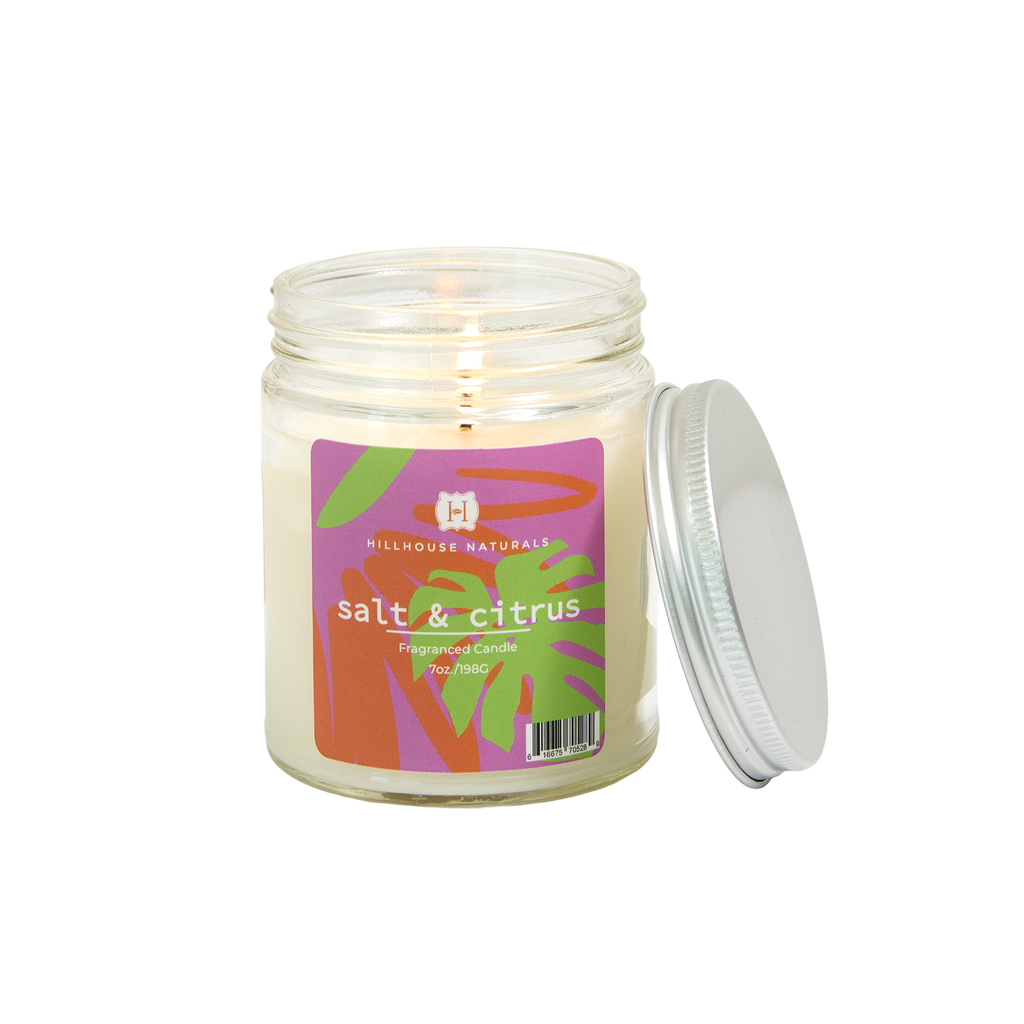 Salt & Citrus candle jar 7oz.