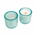 Sea Grass 1 wick candle in colored glass 8oz.