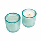 Sea Grass 1 wick candle in colored glass 8oz.