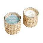Sea Grass 2 wick handwoven candle 12oz.