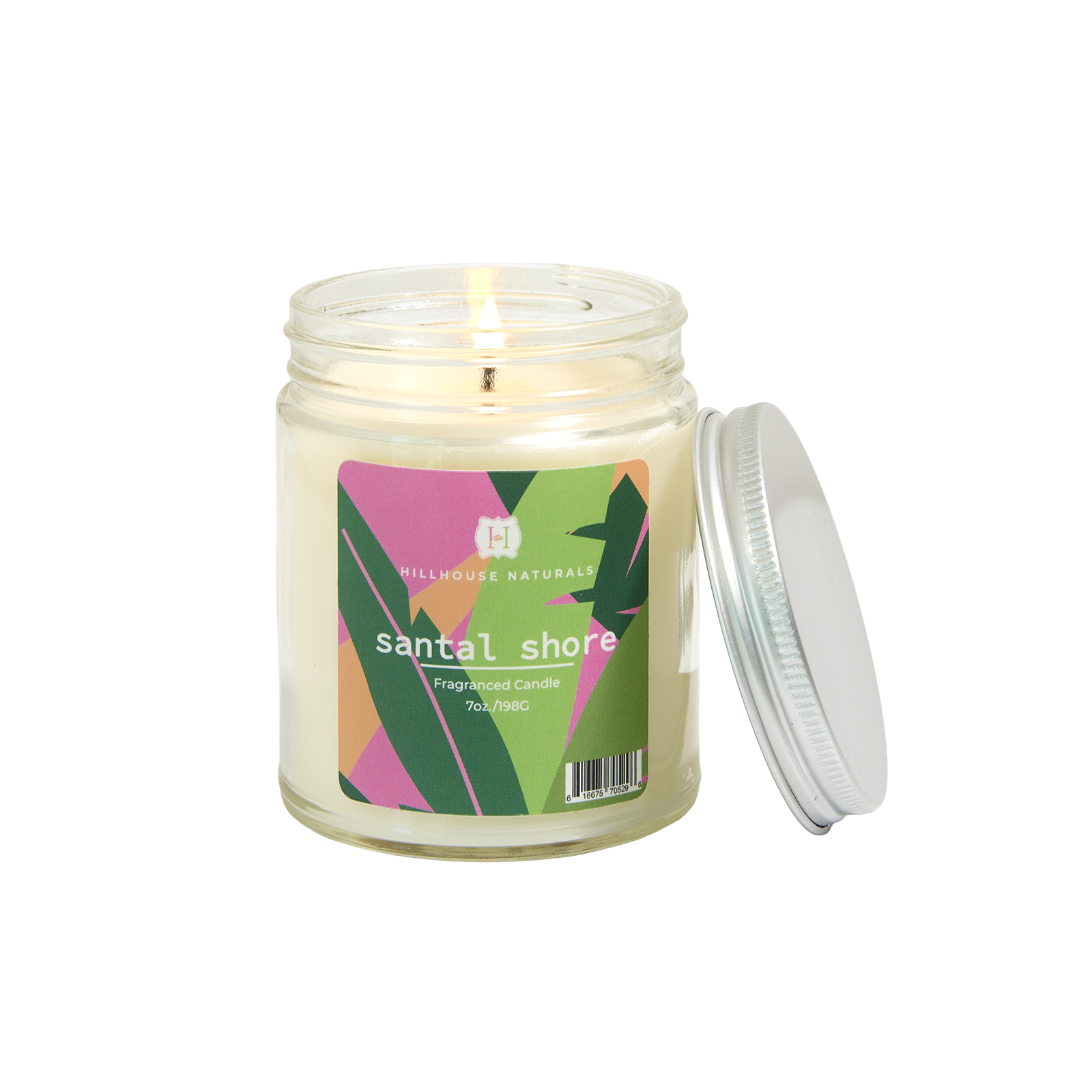 Santal Shore candle jar 7oz.