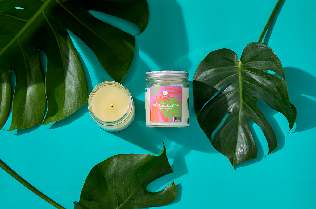Salt & Citrus candle jar 7oz.