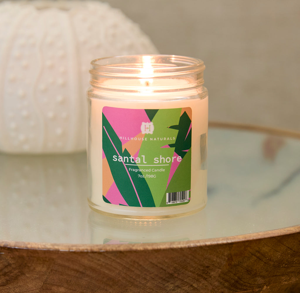 Santal Shore candle jar 7oz.