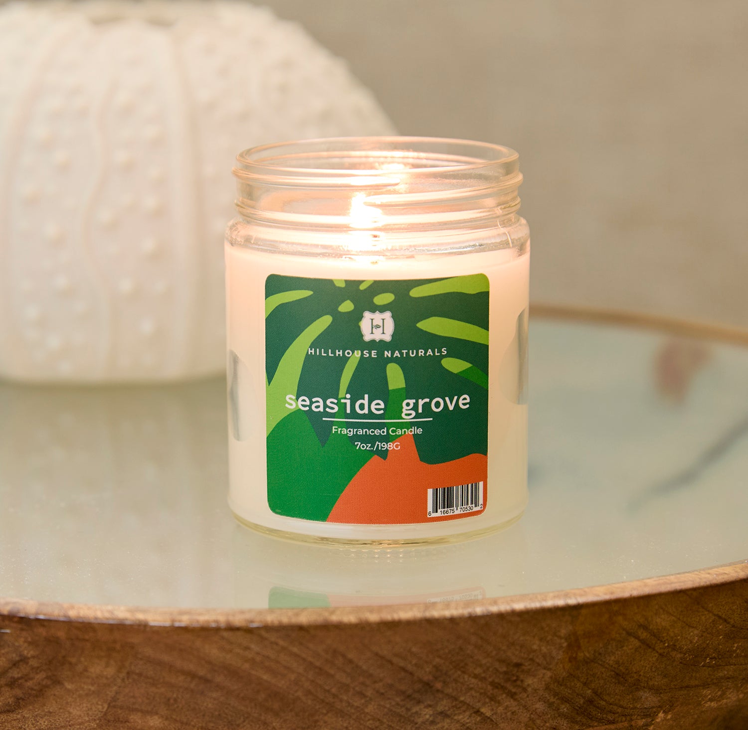 Seaside Grove candle jar 7oz.