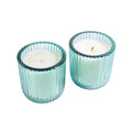Yuzu Sage 1 wick candle in colored glass 8oz.