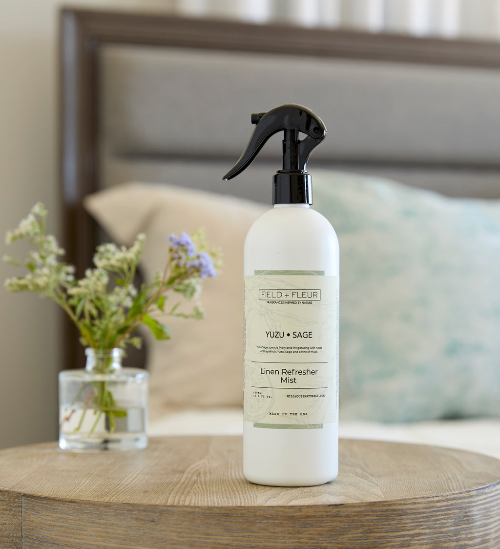 Yuzu Sage linen mist 15.5oz.