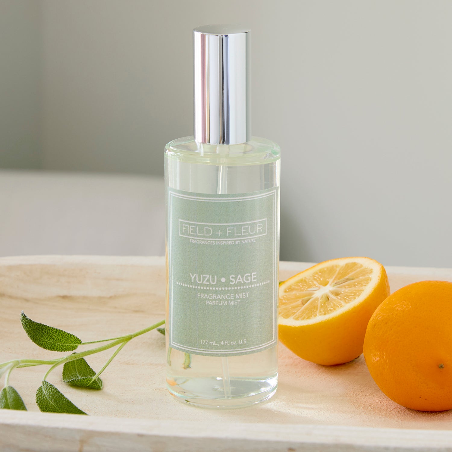 Yuzu Sage fragrance mist 4oz.