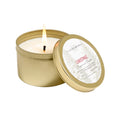 Christmas Candle In Gold Tin 5oz.
