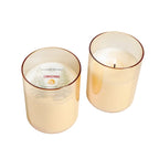 Christmas Candle In Lg. Gold Glass 15oz.