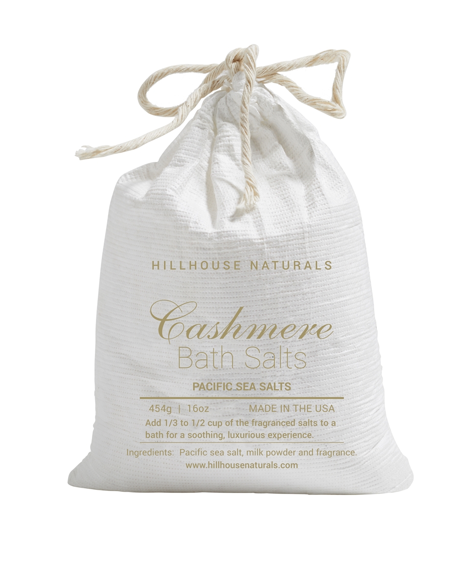 Cashmere bath salts in bag 16oz.